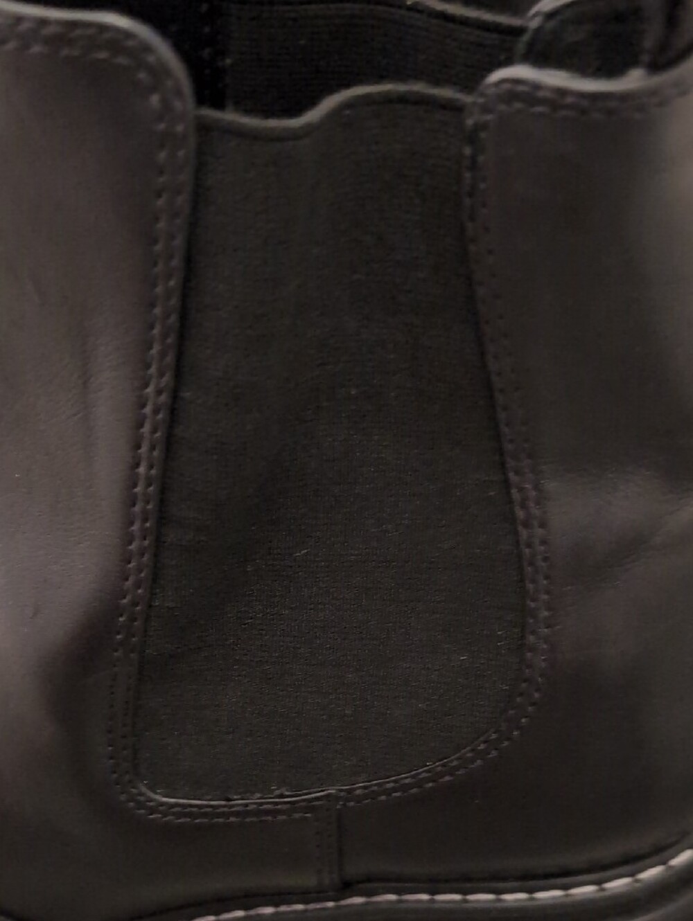 Aqua Black Leather Womend Chukka Boots - Picture 6 of 7
